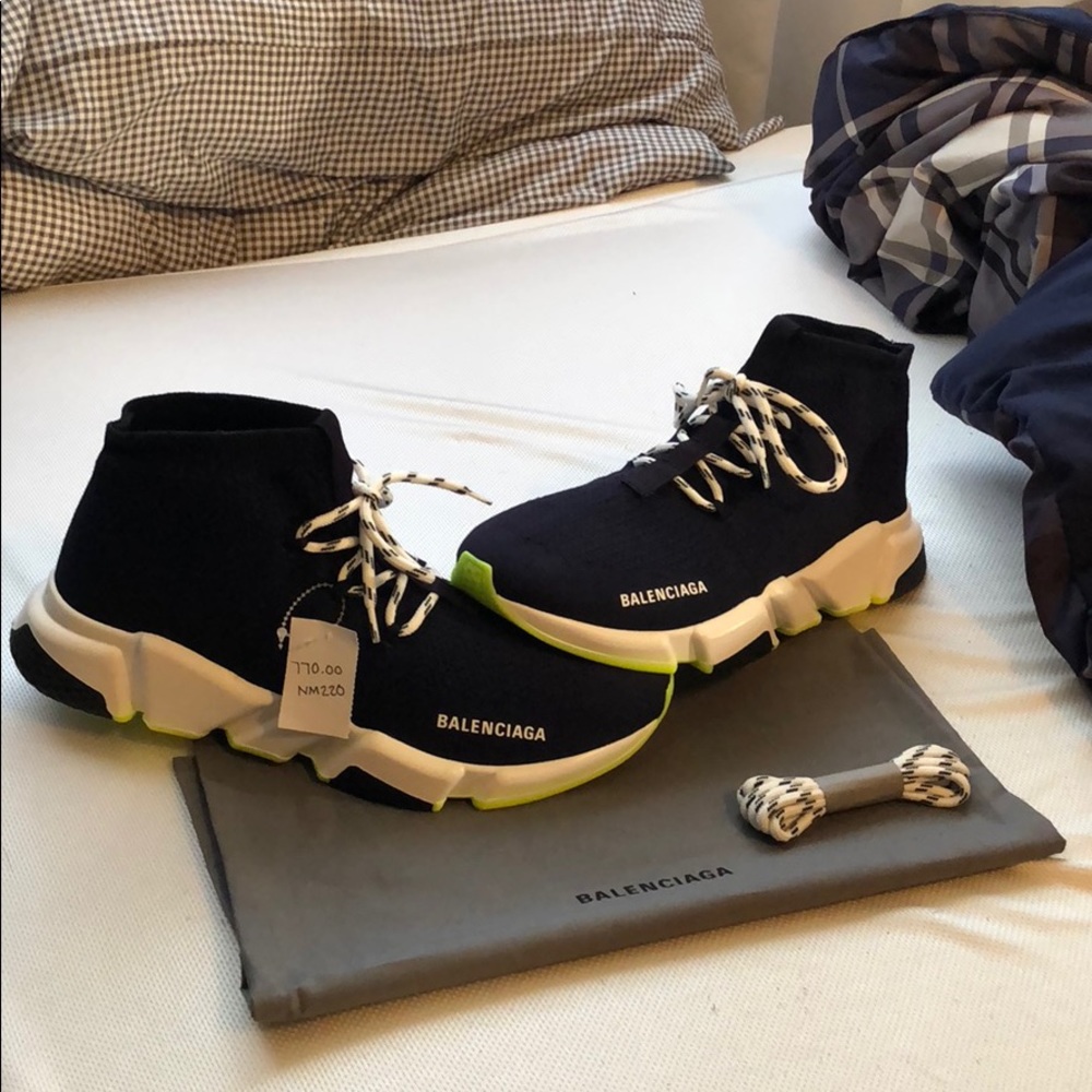 speed lace-up Balenciagas